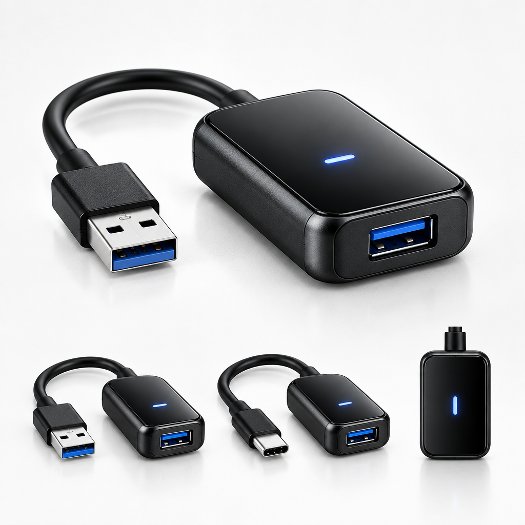 Adaptador CarPlay y Android Auto inalámbrico