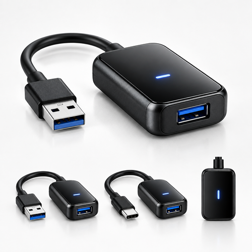 Adaptador CarPlay y Android Auto inalámbrico
