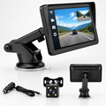Cámara para coche 4K delantera y trasera con WiFi